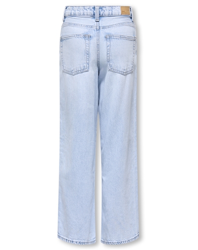 Kids Only - KOGSilky Soft Wide Denim Jeans - Light Blue Denim